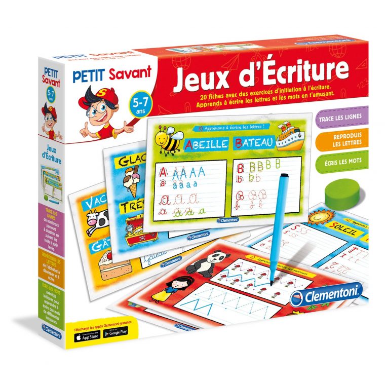 Jeux D'écriture – Clementoni encequiconcerne Jeux Pour Apprendre À Écrire