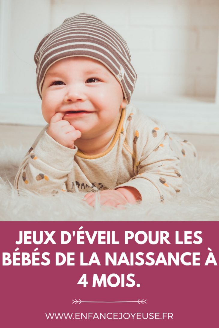 Jeux D'éveil De La Naissance À 4 Mois | Bricolage Bébé concernant Jeux Eveil Bebe 2 Mois