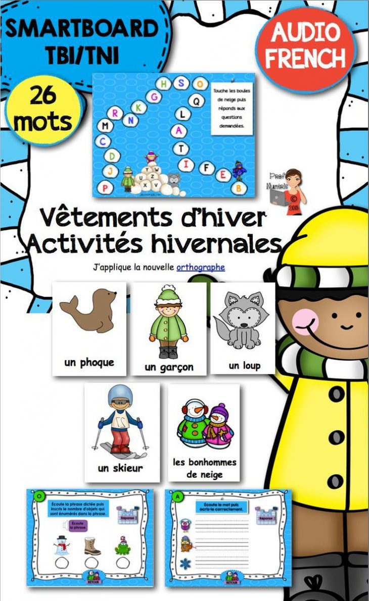 Jeux D'hiver – Jeu Interactif Audio Auto-Correctif encequiconcerne Jeux Interactifs Primaire