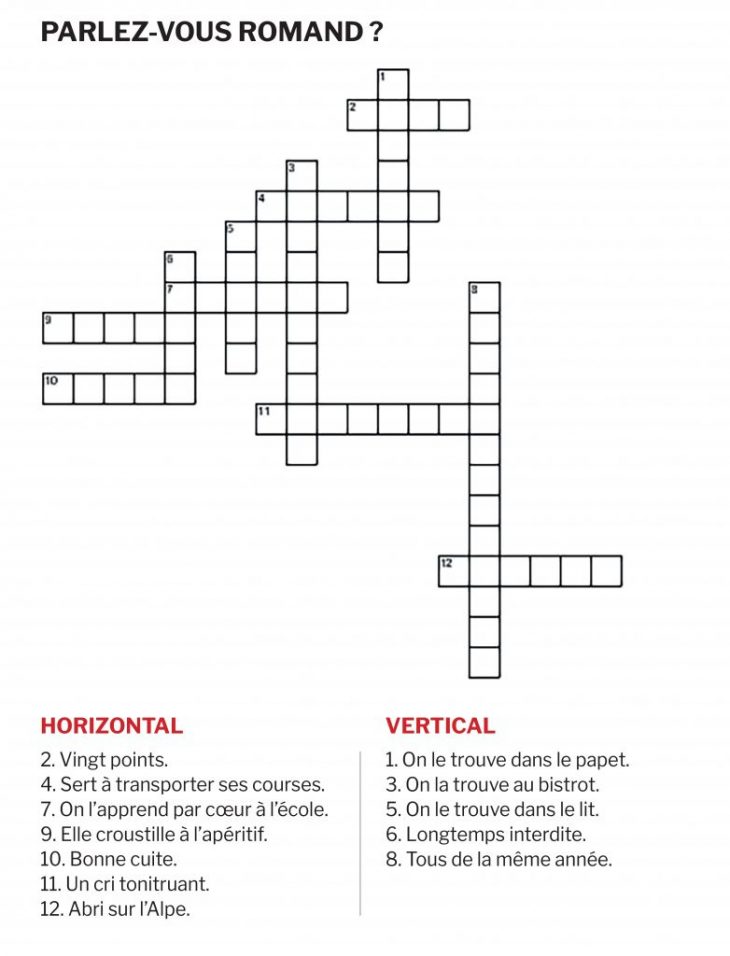 Jeux Et Solutions | Microjournal encequiconcerne Un Mot Croisé