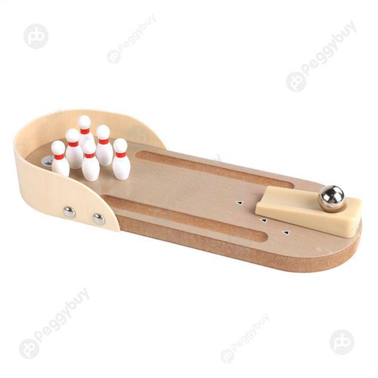 Jouet De Jeu De Bowling En Bois Jeu De Table De Secours De avec Jeu Bowling Enfant