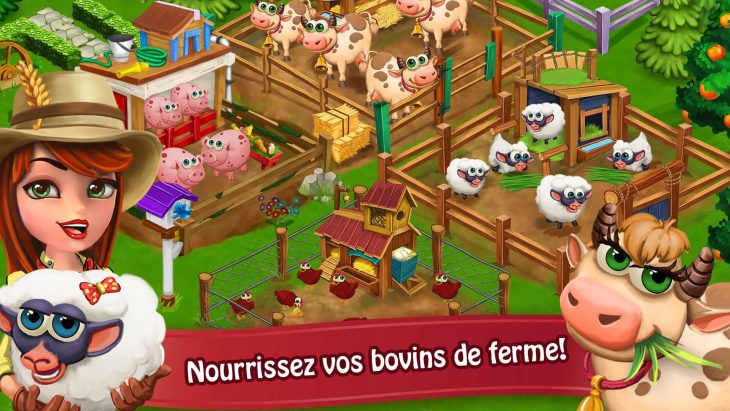 Jour Farm Village: Agriculture Jeux Hors Ligne Pour Android serapportantà Jeux En Ligne De Ferme