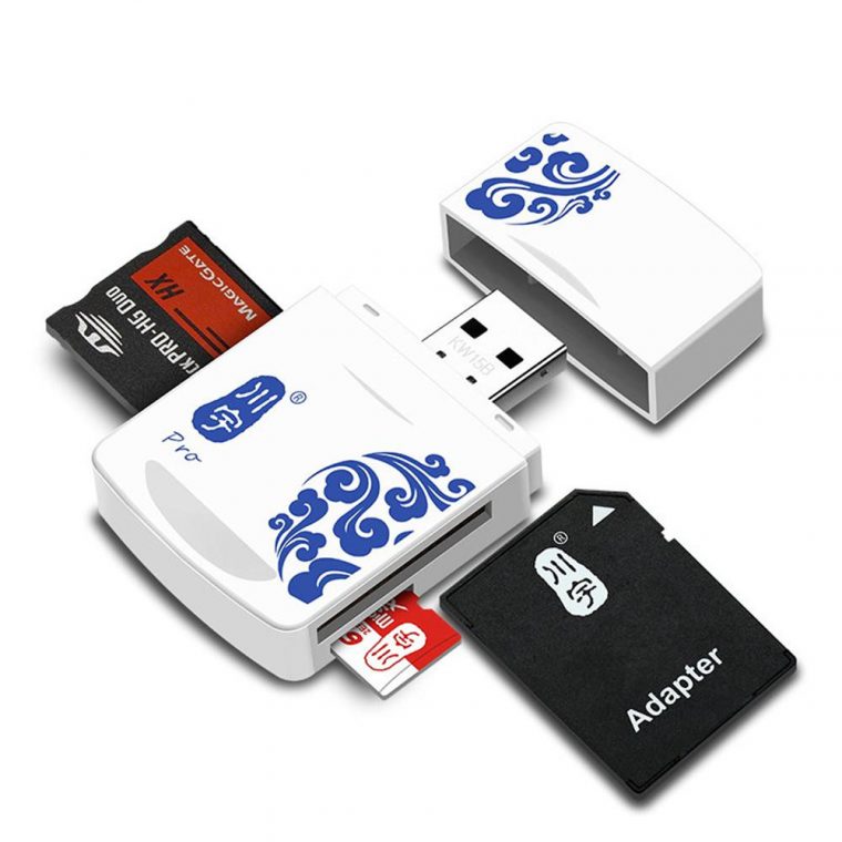 Kawau Mini Portable Usb 2.0 Tf Carte Mémoire Sd Ms Lecteur De Carte Pour  Ordinateur Tablette Pc dedans Carte Memoire Tablette