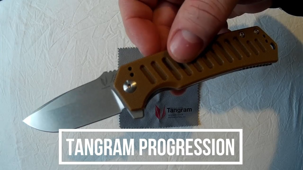 Kizer Tangram Progression Knife Review pour Progression Tangram
