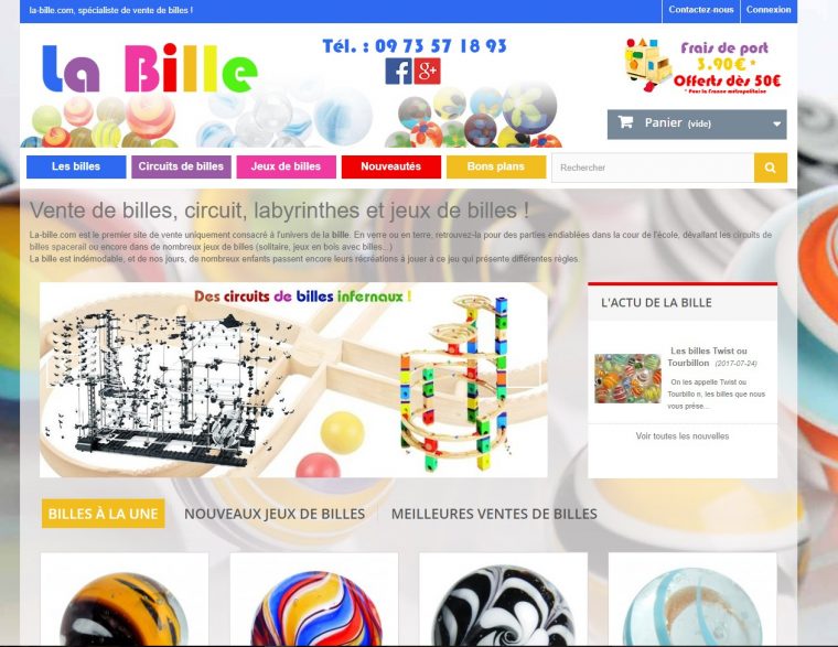 La Bille – Les Boutiques Du Net avec Jeux De Billes En Ligne