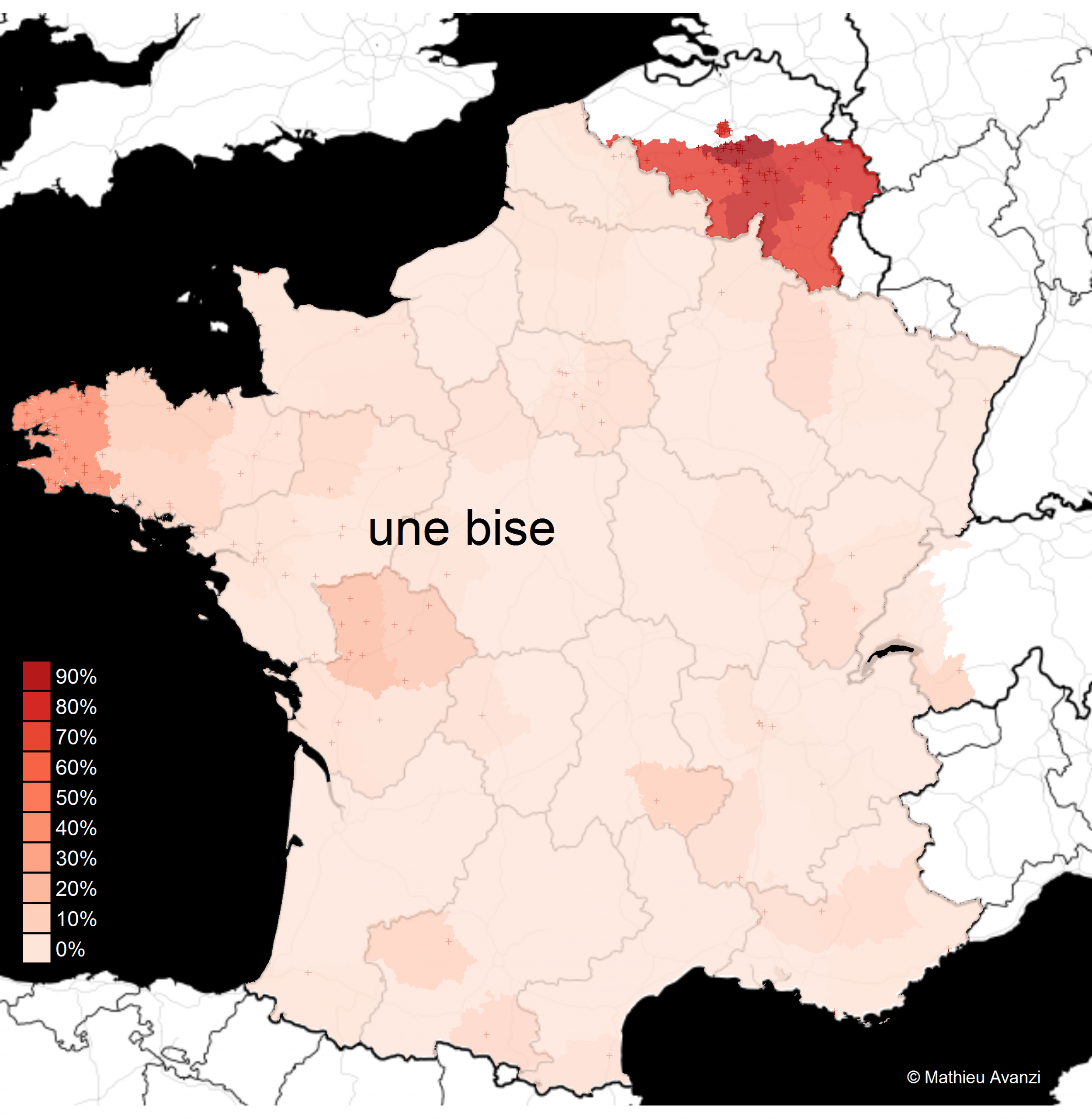 La Carte Des Bises – Français De Nos Régions tout Image De La Carte De France 