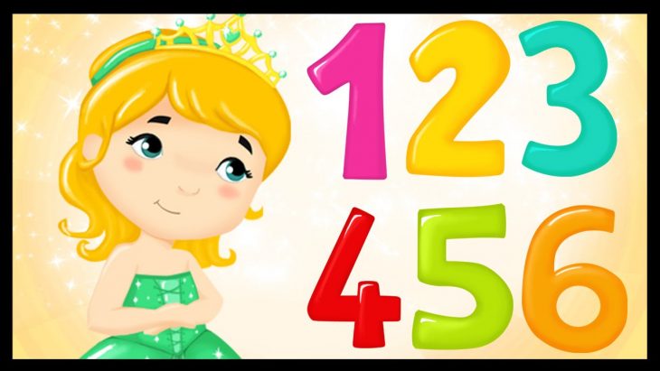 La Chanson Des Chiffres – Apprendre Les Chiffres Avec Les Princesses dedans Chiffre Pour Enfant