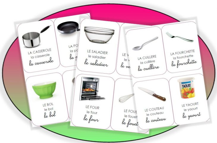 La Cuisine Et Autres Gourmandises | Vocabulaire Cuisine avec Imagiers Maternelle