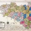La Division De La Province De Bretagne En Cinq Départements serapportantà Carte Anciennes Provinces Françaises