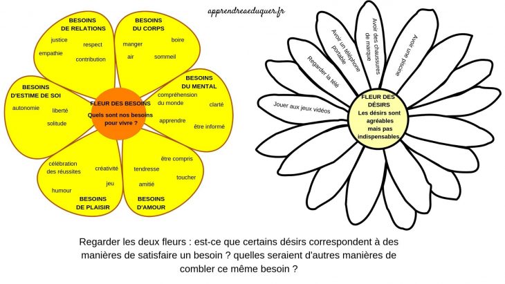 La Fleur Des Besoins : Un Outil De Connaissance De Soi Pour intérieur Jeux De Connaissance 3 4 Ans