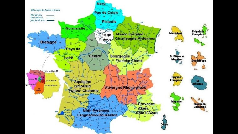 La France Est Découpée En Départements Et En Régions- Le Découpage  Administratif tout Le Découpage Administratif De La France