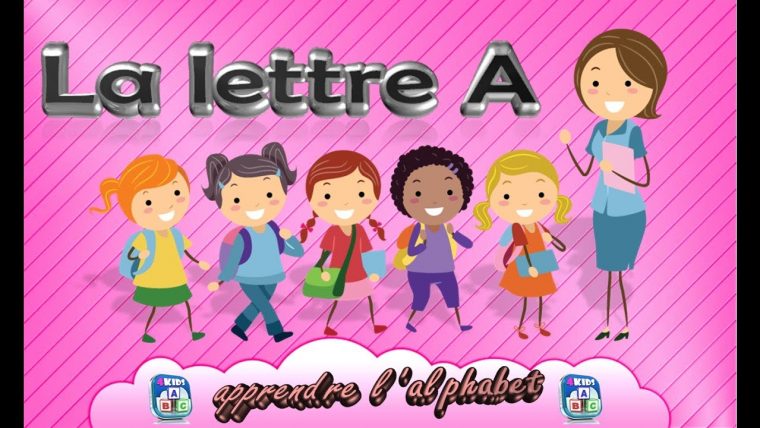 La Lettre A – Apprendre L'alphabet – Français Maternelle – Pour Enfants –  2017 pour Apprendre Les Lettres Maternelle