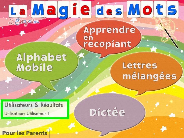 La Magie Des Mots – Tutoriel – Tablettes À L'école Primaire serapportantà Mot Avec Lettres Mélangées