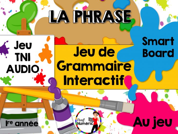 La Phrase – Jeu De Grammaire Tni Interactif destiné Jeux Interactifs Primaire