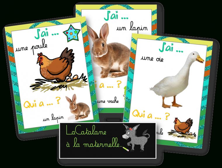 Lacatalane À La Maternelle: "j'ai Qui A ?" : Les avec Les Animaux De La Ferme Maternelle