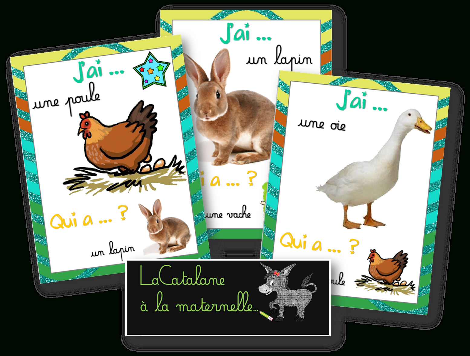 Lacatalane À La Maternelle: &amp;quot;j&amp;#039;ai Qui A ?&amp;quot; : Les avec Les Animaux De La Ferme Maternelle 