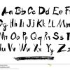 L'alphabet Marque Avec Des Lettres La Lettre Minuscule, Le pour L Alphabet Minuscule