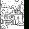 L'arbre De Noël Du Village - Kiddicoloriage avec Coloriage Village De Noel