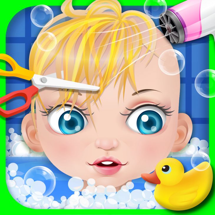 Lavage De Bébé, Salon De Coiffure – Jeux Pour Enfants (2013 dedans Jeux Video Pour Bebe