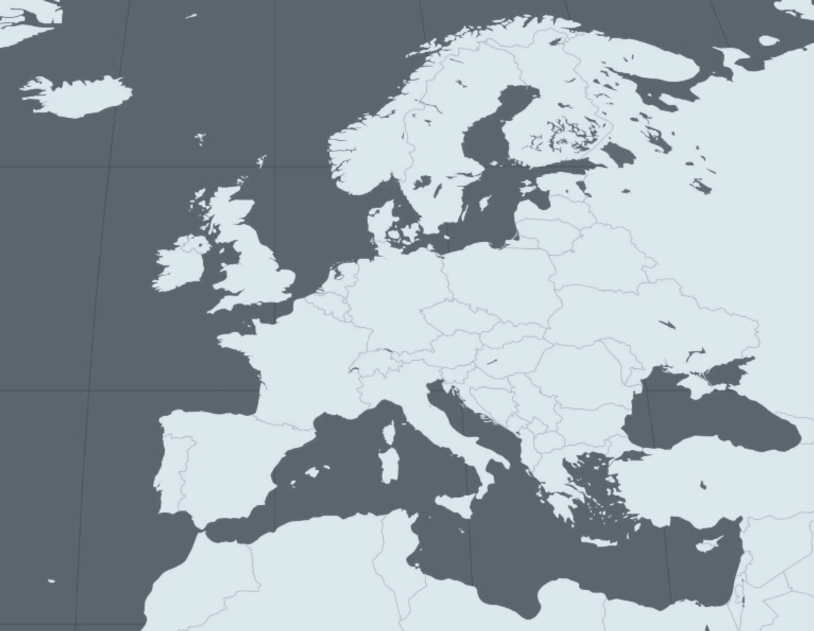 Le Continent Européen, Ses Divisions Et Ses Limites - Profs encequiconcerne Union Européenne Carte Vierge