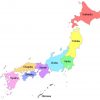 Le Japon Carte Préfectures - Carte Des Préfectures Au Japon à Carte Des Préfectures