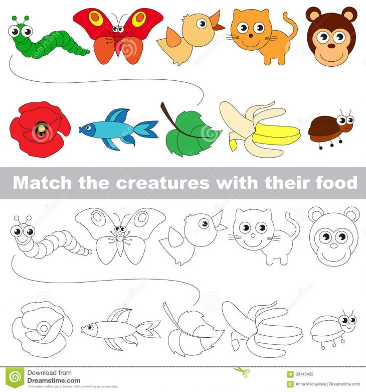 Le Jeu D'enfant Pour Trouver Des Paires Appropriées D'objets destiné Jeux Trouver Les Objets