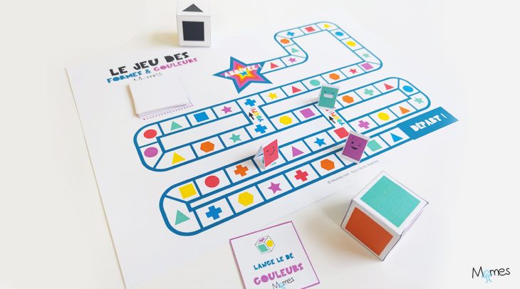 Le Jeu Des Formes Et Des Couleurs – Momes encequiconcerne Jeux Pour Apprendre Les Formes Et Couleurs