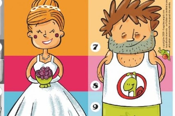 Le Jeu Du Mariage serapportantà Jeux De Différence Difficile