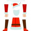 Le Pantin Père Noël À Imprimer Et Personnaliser | Pere Noel concernant Pere Noel A Decouper