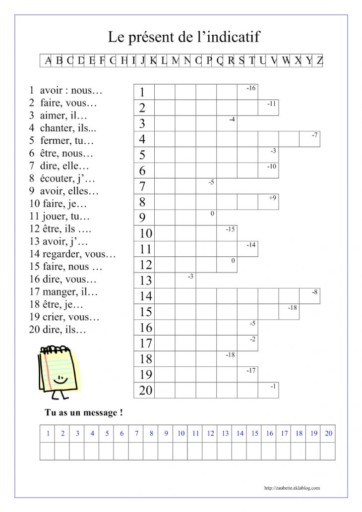 Le Présent De L'indicatif – Zaubette intérieur Jeux De Ce1 Gratuit En Ligne