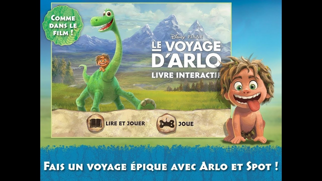 Le Voyage D&amp;#039;arlo Livre Et Jeu Interactif - Le Bon Dinosaure - Jeux Disney  En Français Pour Enfants intérieur Livre Jeu Interactif 