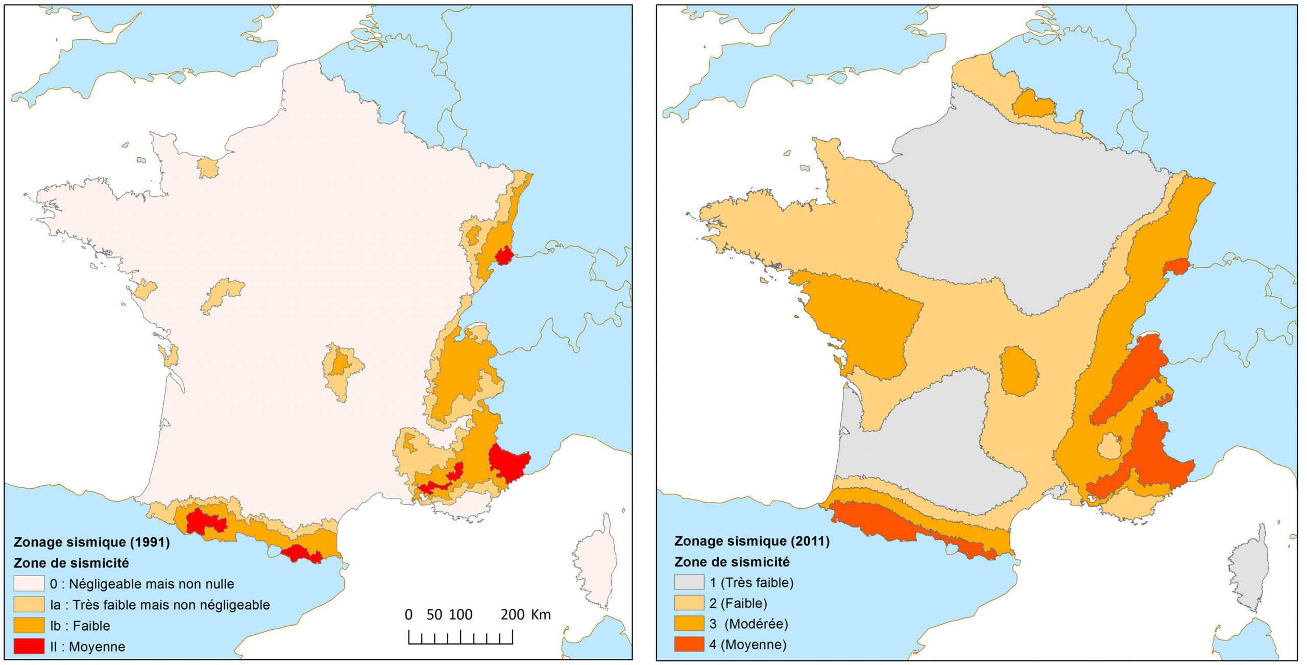 Le Zonage Sismique De La France encequiconcerne Voir La Carte De France