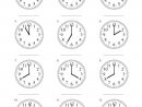 Lecture De L'heure Sur Une Horloge Analogique Avec 60 intérieur Exercice Pour Apprendre A Lire