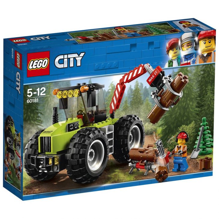 Lego 60181 – Le Tracteur Forestier dedans Jeux Gratuit Tracteur A La Ferme