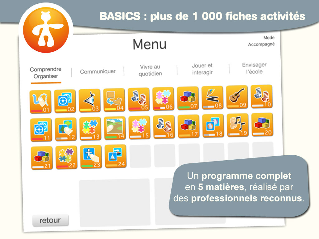 Les Applications Pour Tablettes - Autisme Formations En dedans Jeux Educatif En Ligne Gratuit Maternelle 