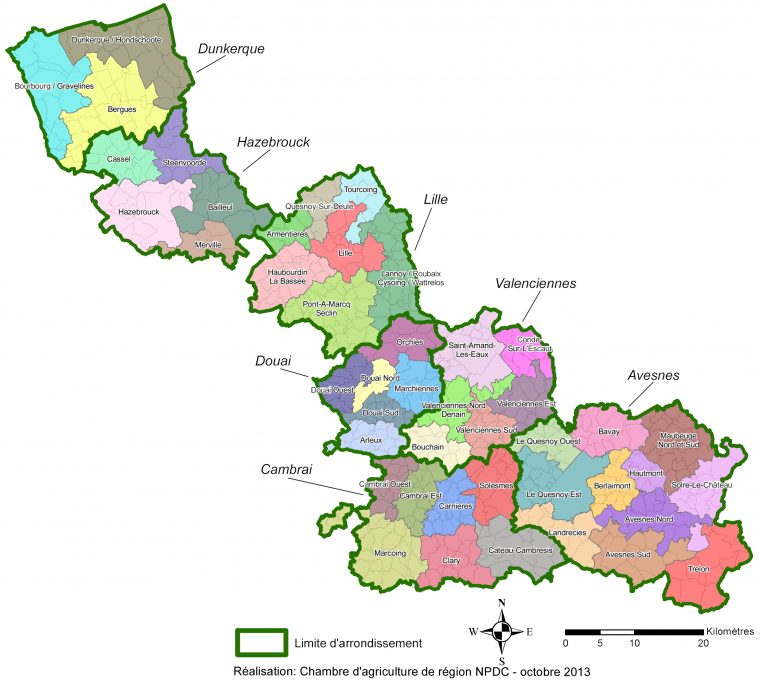 Les Arrondissements concernant Département 57 Carte