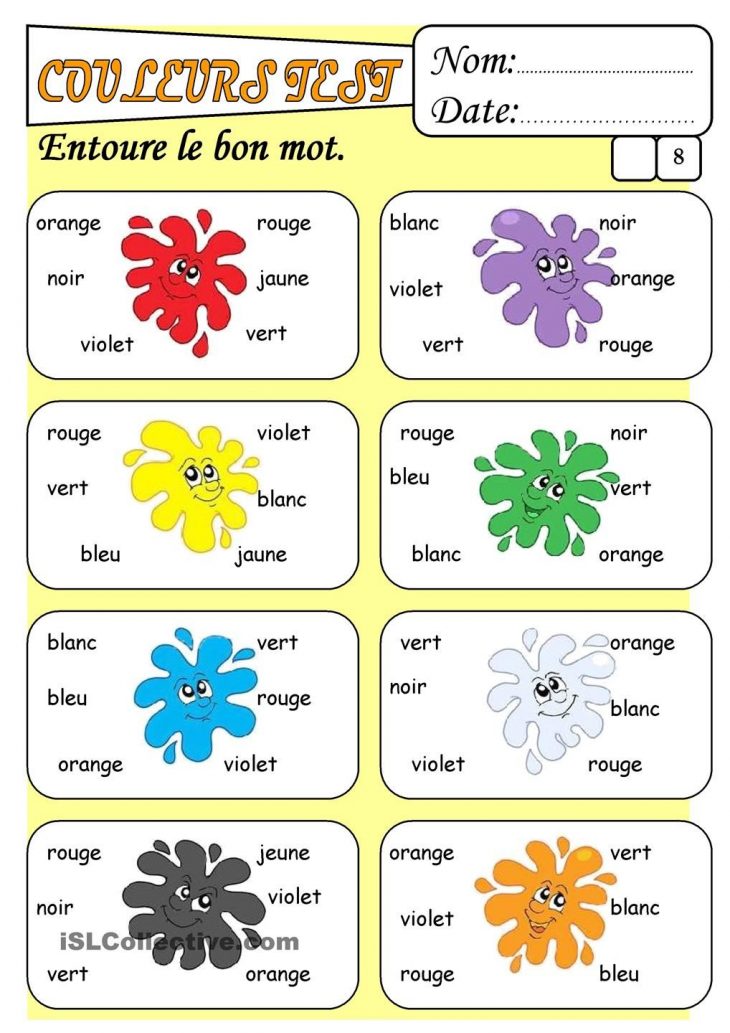 Les Couleurs | Enfants Français, Apprentissage Des Couleurs avec Apprendre Les Couleur En Francais