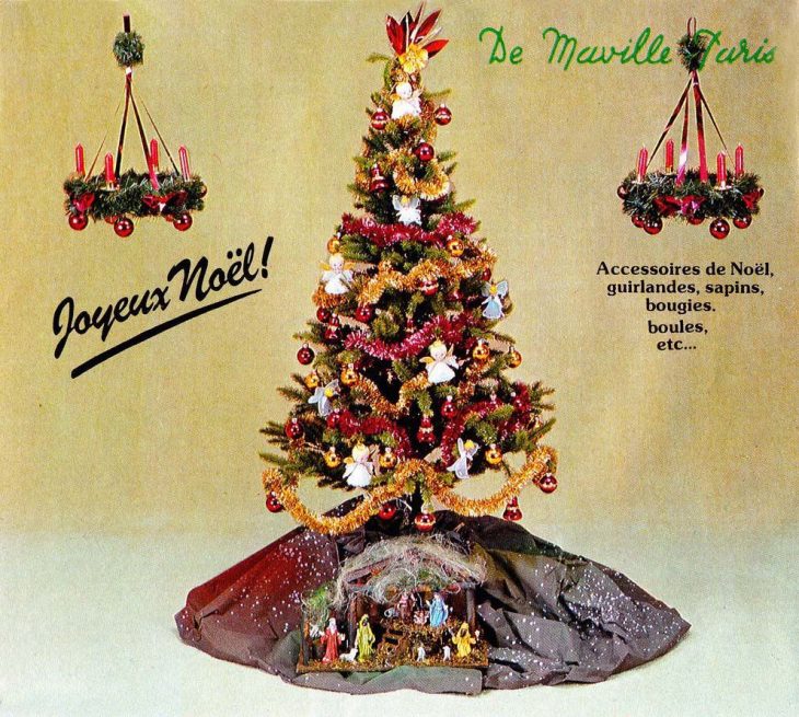 Les Décorations De Noël Des Années 70-80 Par Nath-Didile – pour Fleche Pour Sapin De Noel