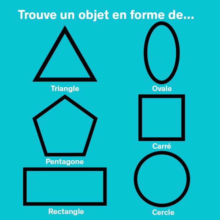 Les Formes Géométriques | Formes Géométriques, Formes, Géométrie avec Jeux Trouver Objet