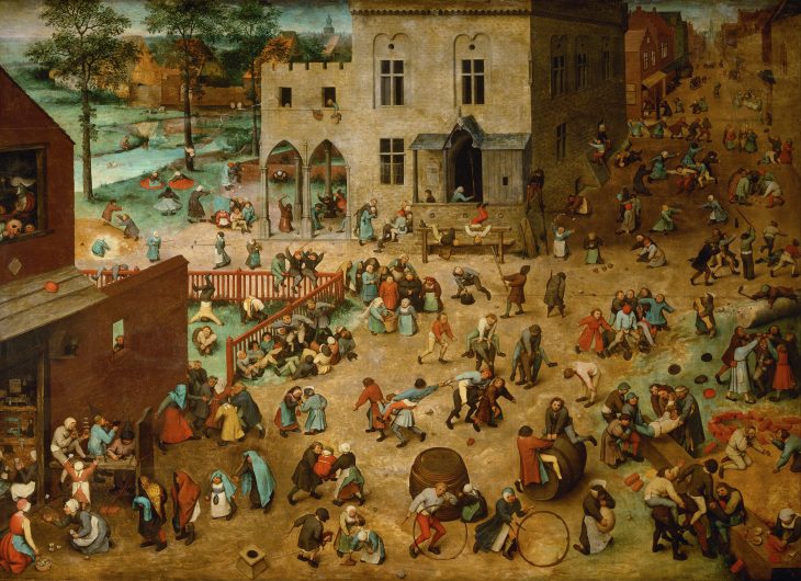 Les Jeux D'enfants, Pieter Brueghel L'ancien, 1560 concernant Jeux De Descendants