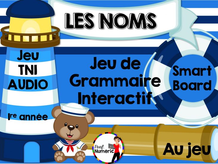 Les Noms – Jeu De Grammaire Tni Interactif | Jeux De destiné Jeux Interactifs Primaire