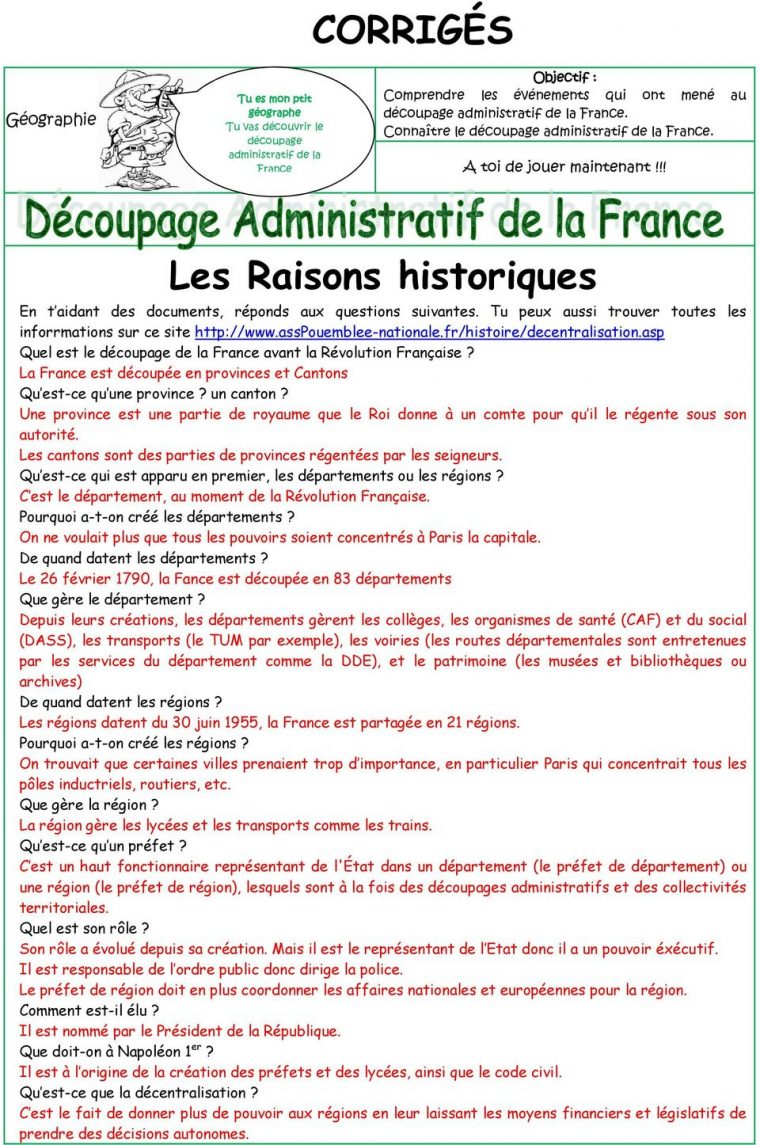 Les Ptits Géographes. Viens Vite Aider Philéas Fogg À tout Le Découpage Administratif De La France