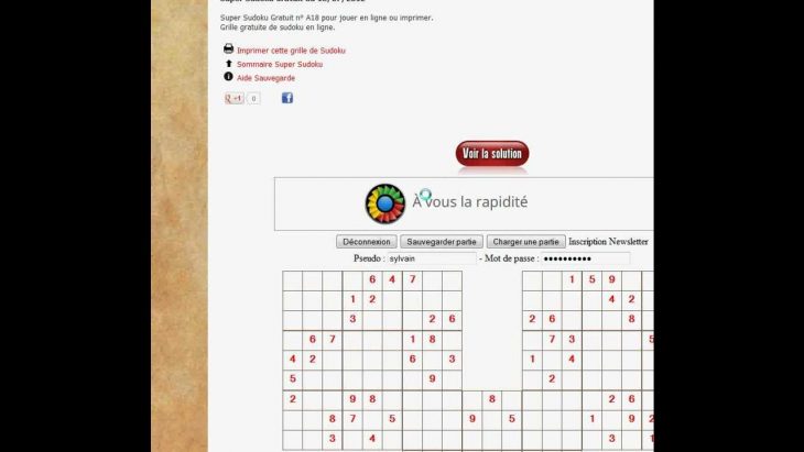 Lesupersudoku avec Grille Sudoku Gratuite À Imprimer