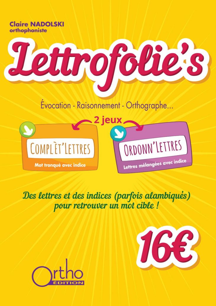 Lettrofolie's By Ortho Edition – Issuu destiné Mot Avec Lettres Mélangées