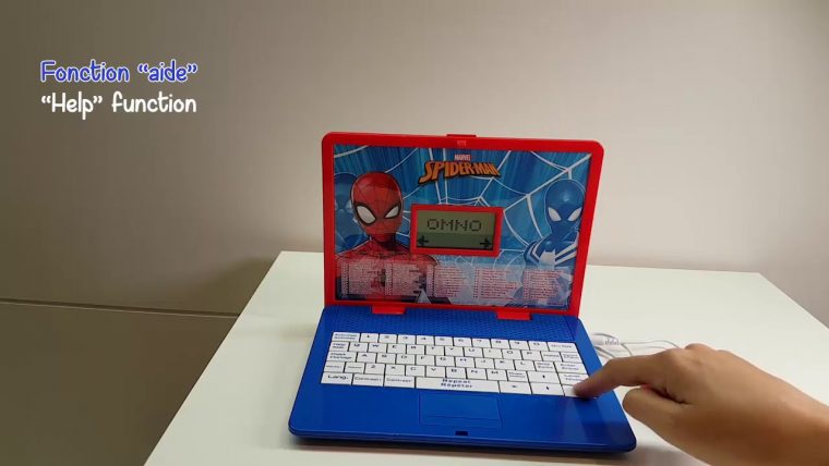 Lexibook Spider-Man – Ordinateur Éducatif Bilingue – Bilingual Educational  Laptop (Jc595Spi1) dedans Ordinateur Educatif 3 Ans