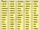 List Of 700+ Most Common English Words Everyone Should Learn à Jeux Anglais À Imprimer