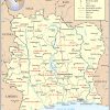 Liste Des Communes De Côte D'ivoire — Wikipédia intérieur Carte Departement 13