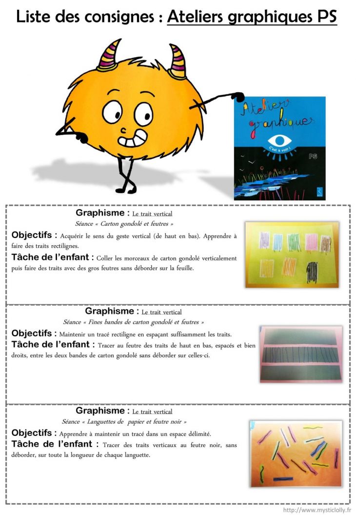 Liste Des Consignes : Ateliers Graphiques Ps – Ppt Télécharger encequiconcerne Graphisme Traits Verticaux