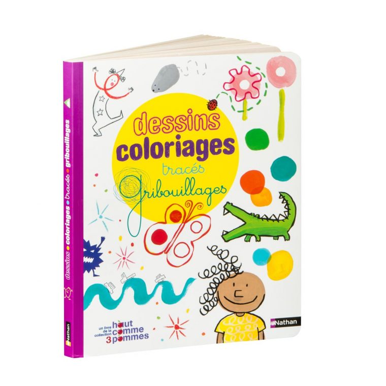 Livre Dessins Coloriages Tracés Gribouillages intérieur Cahier De Coloriage Enfant