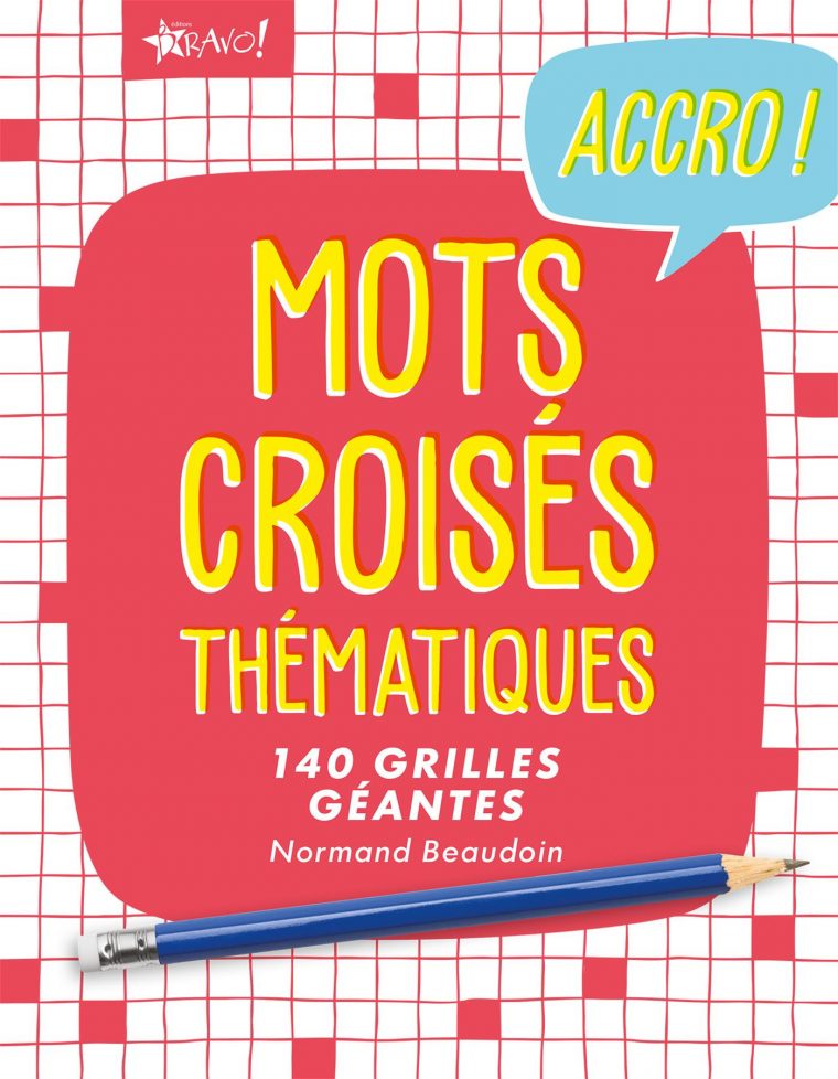 Livre Mots Croisés Thématiques – 140 Grilles Géantes à Mot Fleches Geant